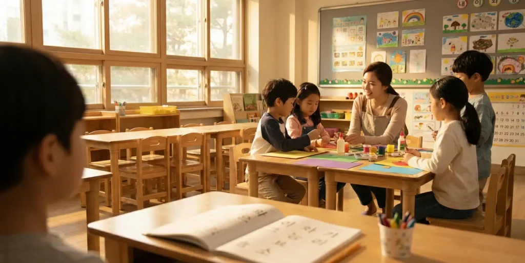 2026년 서울 초등학교 늘봄학교 프로그램 수업 모습과 방과후 돌봄 활동 장면
